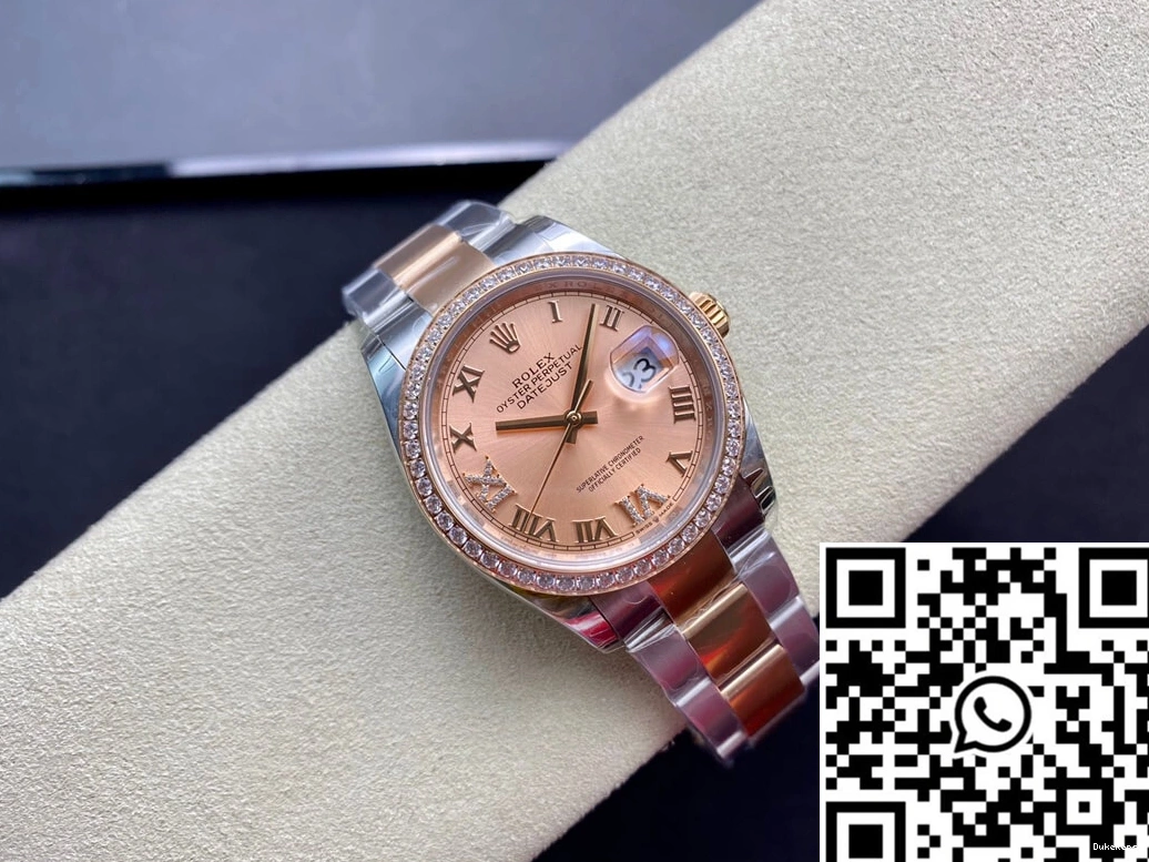 M126281RBR-0016 EW Factory Datejust Gold Rose Rolex 0926